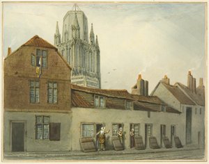 The south side of Pile Street by Thomas Leeson the Elder Rowbotham