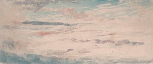 Cloud Study - Blue and Red Flecked Alto - Cumulus
