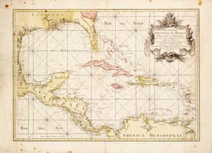 Gulf of Mexico chart by de la Cruz