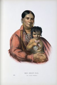 Do-Hon-Go, An Osage Woman by Thomas Loraine (after) McKenney