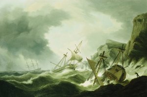 A Shipwreck by Thomas Luny
