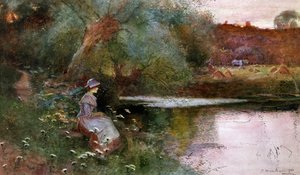 At Hampton Lucy, Warwickshire by Thomas Mackay