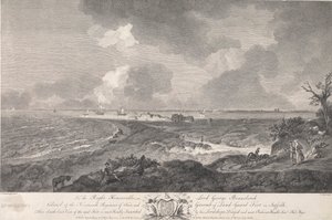 South East View of Land-Guard Fort, in Suffolk by Thomas Major
