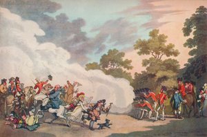 A Field Day in Hyde Park, 1789 by Thomas Malton II