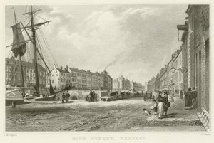 High Street in Belfast by Thomas Mann Baynes