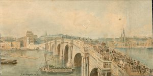 Panorama of River Thames, North Side, in 13 Parts by Thomas Mann Baynes