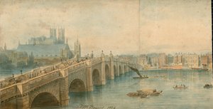 Panorama of River Thames, North Side, in 13 Parts by Thomas Mann Baynes