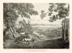 View from the Slopes of Highgate Archway by Thomas Mann Baynes