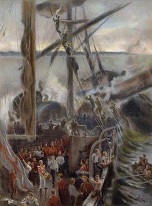 The Wreck of the Birkenhead by Thomas Marie Madawaska Hemy