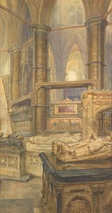 The Tombs of Henry III and Queen Eleanor, Westminster Abbey, 1904