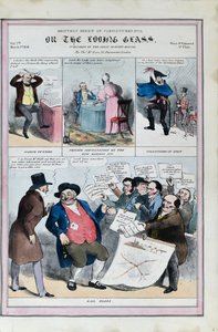Monthly Sheet of Caricatures no.75. Or the Looking Glass