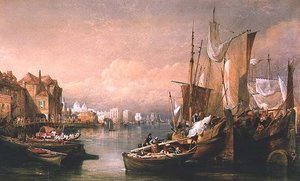 The Thames at Greenwich by Thomas Miles Richardson