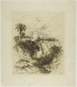 A Tower of Cortez by Thomas Moran