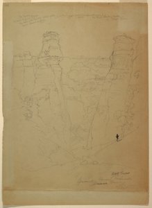Rock Towers in the Muave Canyon, Colorado, 1873