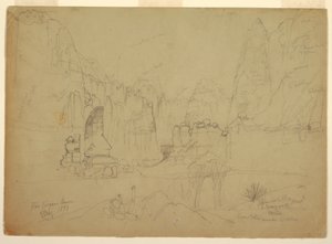The Canyon of the Rio Virgin, South Utah, 1873