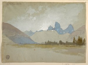 The Tetons, Idaho, 1879