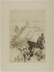 Half-Dome, View from Moran Point by Thomas Moran