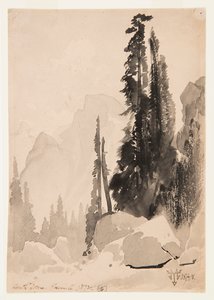 Half Dome, Yosemite by Thomas Moran
