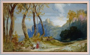 In the Hills by Thomas Moran