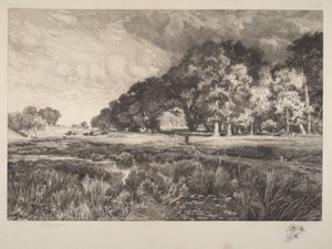 Long Island Landscape by Thomas Moran