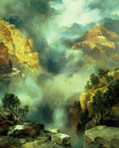 Mist in the Canyon, 1914 by Thomas Moran