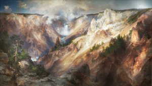 The Grand Canyon of the Yellowstone by Thomas Moran