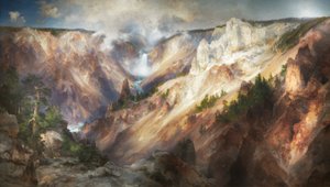 The Grand Canyon of the Yellowstone by Thomas Moran