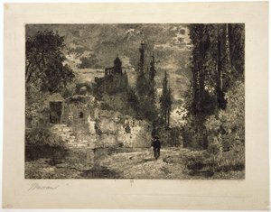 Twilight by Thomas Moran