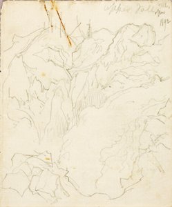 Upper Falls, Yellowstone by Thomas Moran