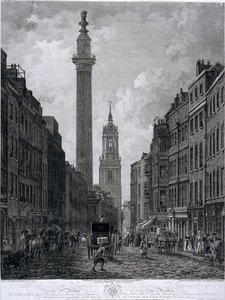 Fish Street Hill, London, 1795 by Thomas Morris