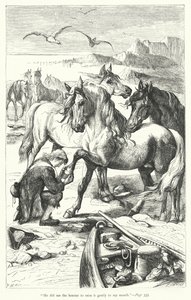Illustration for Gulliver’s Travels by Jonathan Swift by Thomas Morten