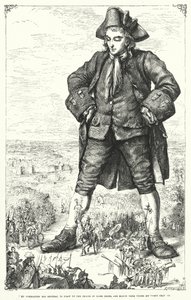 Illustration for Gulliver’s Travels by Jonathan Swift by Thomas Morten