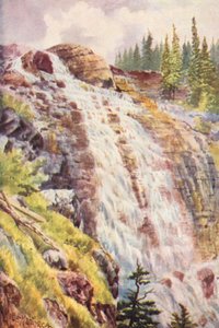 Outlet of Lake Agnes by Thomas Mower Martin