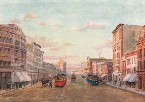 Winnipeg, Corner Main Street and Portage Avenue by Thomas Mower Martin