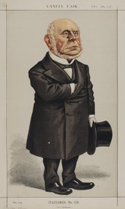 C.F. Adams, Vanity Fair, October 5, 1872 by Thomas Nast