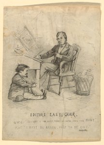 Drawing, 1870 by Thomas Nast