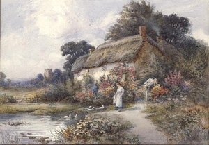 Thatched Cottage, Ringwood, Hampshire by Thomas Noelsmith