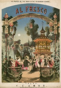 Al Fresco Polka, musical score by Thomas Packer