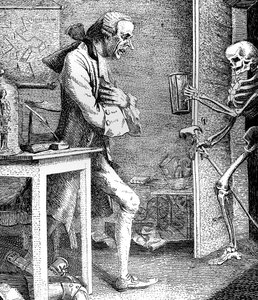 Sterne and Death, 1768