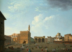 View of the Piazza della Signoria, Florence