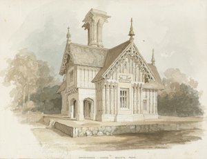 Blithfield - Lodge at Bagot Park by Thomas Peploe Wood