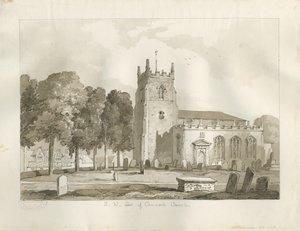 Cannock Church by Thomas Peploe Wood