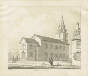 Darlaston Church by Thomas Peploe Wood