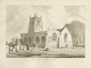 Elford Church by Thomas Peploe Wood