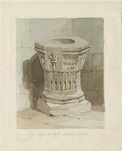 Font in Penkridge Church