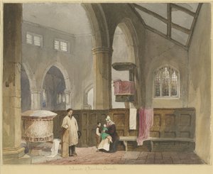 Interior of Standon Church
