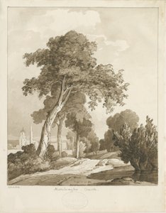 Marchington Church by Thomas Peploe Wood