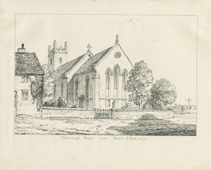 Newborough Church by Thomas Peploe Wood