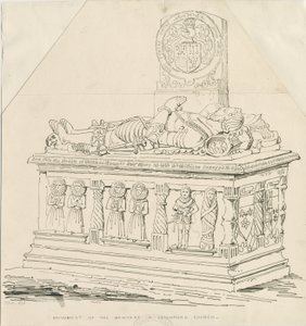 Seighford Church - Tomb of William and Mercy Bowyer by Thomas Peploe Wood