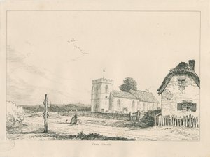 Stowe Church by Thomas Peploe Wood